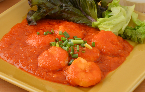 キッチンジャンジャン　エビチリセット